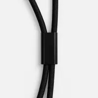 Кабель-ланьярд energyFlex Power Delivery 60 Вт, черный