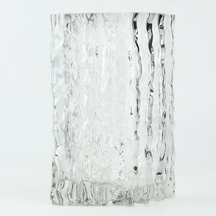 Ваза для цветов &laquo;Марбл&raquo; из прозрачного стекла 20,5&times;15,5&times;10 см
