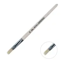 Кисть для рисования, щетина, № 10, Calligrata, плоская, деревянная ручка