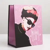 Пакет подарочный ламинированный, упаковка, &laquo;Фрида&raquo;, MS 18 х 23 х 10 см