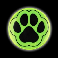 Светоотражающий значок &laquo;Лапка&raquo;, d = 5,8 см, цвет МИКС