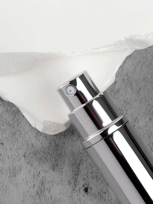 Флакон для парфюма &laquo;Пуля&raquo;, с распылителем, 3 мл, цвет серебристый