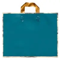 Пакет с петлевой ручкой синий 40 х 31 х 8 см 80 мкм