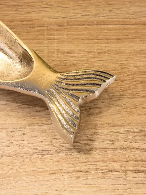 Блюдо сервирочное "Рыбка" алюминий 32х9х1,5 см