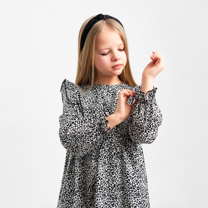 Платье детское KAFTAN Платье детское KAFTAN "Леопард", размер 30 (98-104 см)