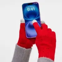 Перчатки сенсорные Spotti Senso, красные, размер L/XL