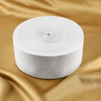 Резинка вязаная, 80 мм, 40 &plusmn; 2 м, цвет белый