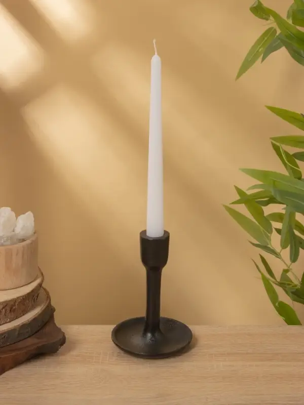 Подсвечник "Дарк" алюминий 10х10х15 см