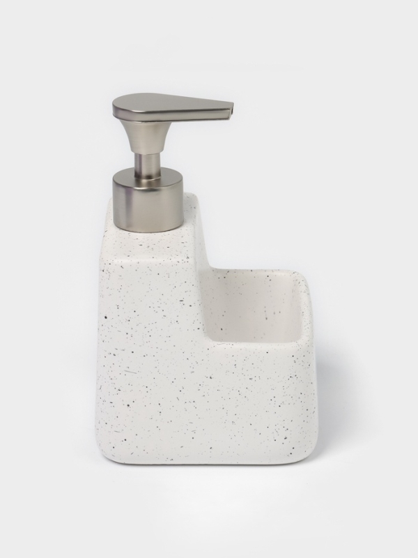 Дозатор для моющего средства с подставкой для губки Дозатор для моющего средства с подставкой для губки