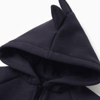 Костюм: толстовка и брюки Крошка Я Dino, рост 68-74, темно-серый