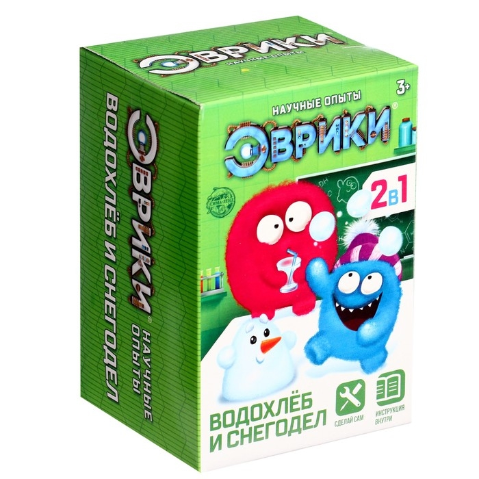 Набор для опытов «Водохлёб и снег» Набор для опытов «Водохлёб и снег»