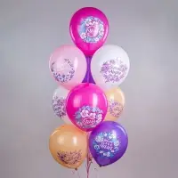 Воздушные шары латексные 12" &laquo;Любимой мамочке!&raquo;, 25 шт.