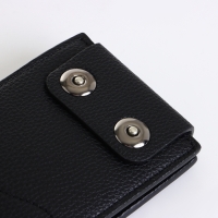 Портмоне мужское на магните, цвет чёрный Портмоне мужское на магните, цвет чёрный