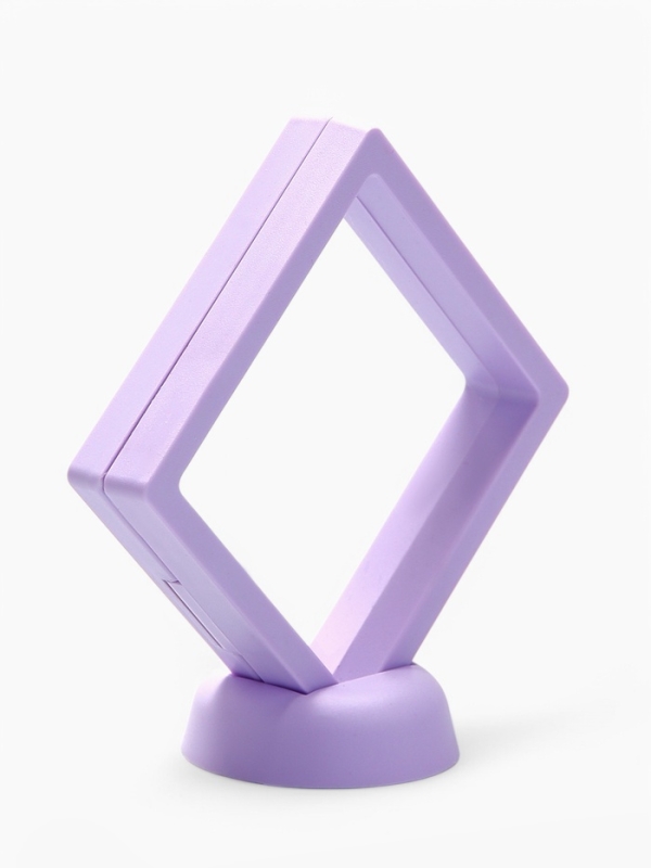 Подставка для украшений «Ромб», 13*12,5*5 см, цвет сиреневый Подставка для украшений «Ромб», 13*12,5*5 см, цвет сиреневый