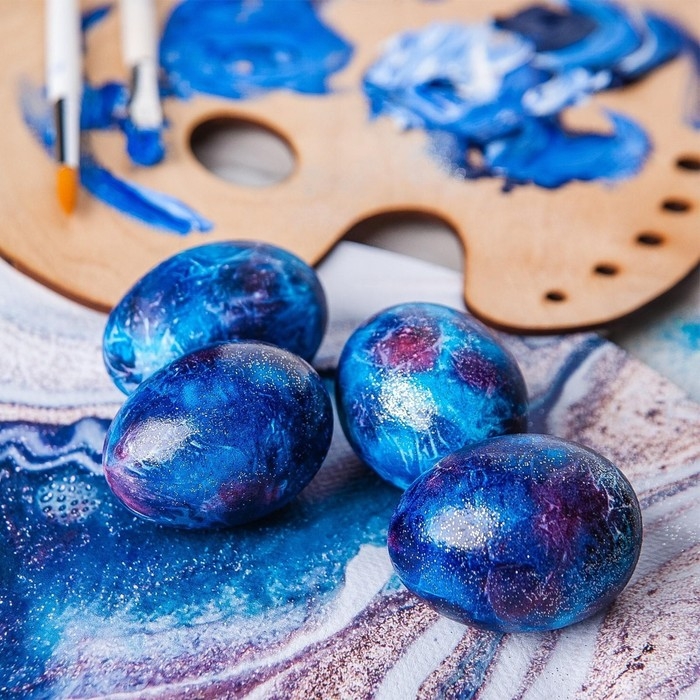 Набор для украшения яиц с жидкими красителями «Космическое сияние» на пасху, 11х16 см Набор для украшения яиц с жидкими красителями «Космическое сияние» на пасху, 11х16 см