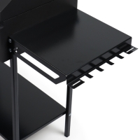 Мангал GrilMe, 35 х 115 х 83 см, сталь 2 мм, 2 полки, колёса