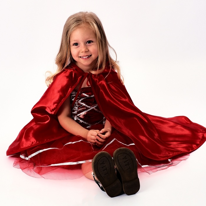 Карнавальный костюм Карнавальный костюм "Красная шапочка" рост 104-134 см, платье, накидка