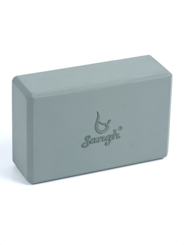 Блок для йоги 23 х 15 х 7,5 см, вес 120 гр, цвет серый Блок для йоги 23 х 15 х 7,5 см, вес 120 гр, цвет серый