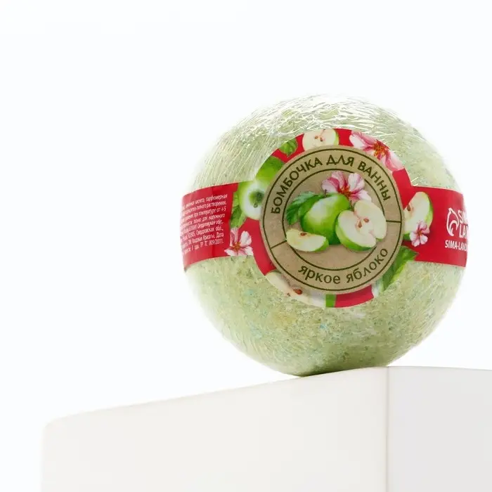 Бомбочка для ванны, 120 г, аромат яблока, Кладовая красоты
