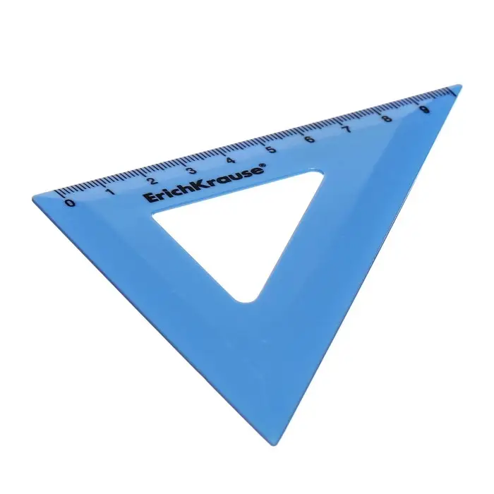 Треугольник 9 см ErichKrause "Pastel Bloom", 45&deg;, микс