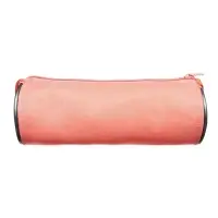 Набор канцелярский 10 предметов (Пенал-тубус 65&times;210 мм, ручки 4 штуки цвет синий, линейка 15 см, точилка, карандаш 2 штуки, текстовыделитель), персиковый