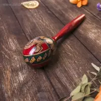 Сувенирный музыкальный инструмент &laquo;Маракас&raquo;, 20&times;5&times;5 см, МИКС