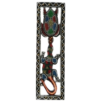 Панно "Черепашка и ящерица" дерево 50х15х1 см  МИКС