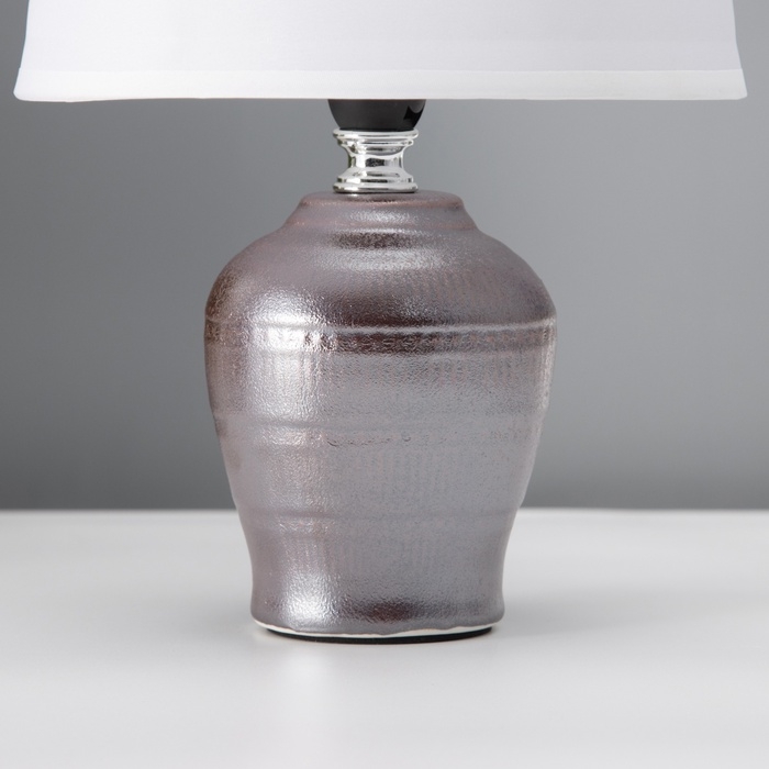 Настольная лампа с абажуром RISALUX &laquo;Тирел&raquo;, Е14, 40 Вт, 18&times;18&times;30 см