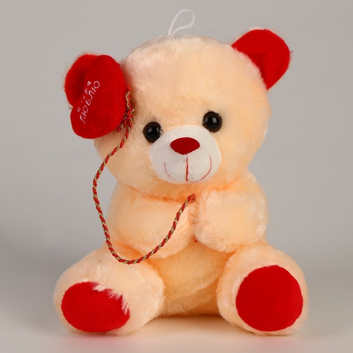 Мягкая игрушка &laquo;Я тебя люблю&raquo;, мишка, 18 см