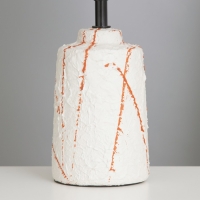 Лампа настольная "Мэй" 1х40Вт Е14 белый 18х18х34см