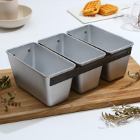 Хлебная форма Л-7, 22,5&times;11,5&times;12,2 см, 3-х секционная