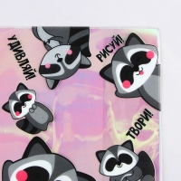 Обложка для тетрадей и школьного дневника &laquo;Енотики&raquo;, 34,7 х 21,1 см.