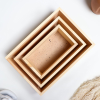 Кашпо деревянное 30&times;21&times;8.5 см Элегант "Классик", 3 в 1, МАССИВ СОСНЫ Дарим Красиво