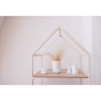 Ваза для цветов LaDо́m &laquo;Ведёрко&raquo;, 2,8 л, 18&times;16,5&times;14 см, цвет белый