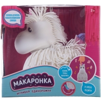 Макаронка «Единорожка» белая, ходит, звуковые и музыкальные эффекты Макаронка «Единорожка» белая, ходит, звуковые и музыкальные эффекты
