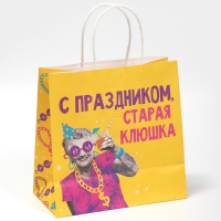 Пакет подарочный, упаковка, &laquo;Клюшка&raquo;, 22 х 22 х 11 см