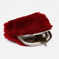 Кошелёк женский на фермуаре, цвет бордовый Кошелёк женский на фермуаре, цвет бордовый