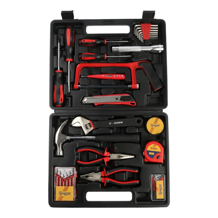 Набор инструментов в кейсе ТУНДРА, универсальный, 31 предмет Набор инструментов в кейсе ТУНДРА, универсальный, 31 предмет