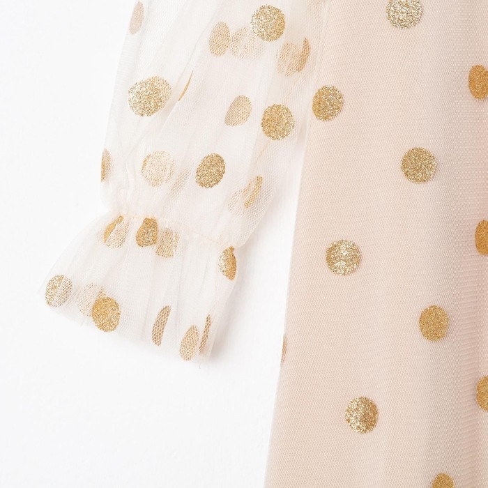 Платье детское KAFTAN горошек, рост 122-128 см Платье детское KAFTAN горошек, рост 122-128 см