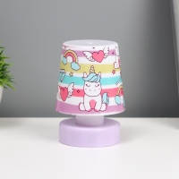 Ночник "Единорог" LED от батареек 3хААА 7,5х7,5х11 см RISALUX Ночник "Единорог" LED от батареек 3хААА 7,5х7,5х11 см RISALUX