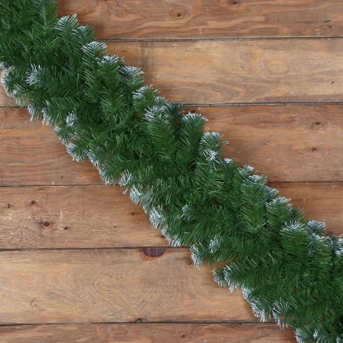 Гирлянда хвойная "Рождественская белоснежная  " d-28 см, дл 270 см
