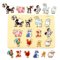 Вкладыш «Животные фермы», 12 вкладышей Вкладыш «Животные фермы», 12 вкладышей