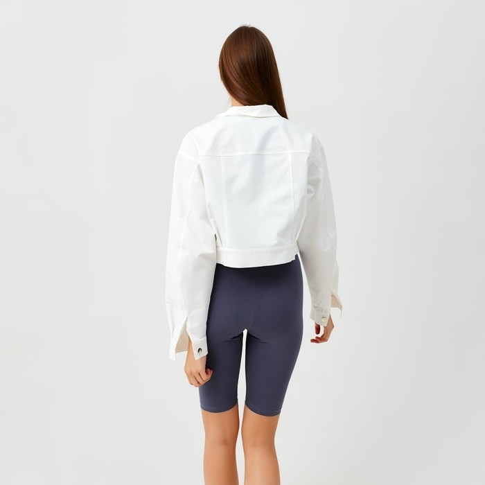 Жакет женский MINAKU: Casual Collection цвет белый, р-р 48 Жакет женский MINAKU: Casual Collection цвет белый, р-р 48