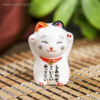 Сувенир керамика "Манэки-нэко" МИКС 4х4,3х2,5 см Сувенир керамика "Манэки-нэко" МИКС 4х4,3х2,5 см