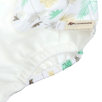 Многоразовый подгузник &laquo;Перья&raquo;, 3-15 кг, цвет белый, Крошка Я