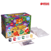 Магниты из гипса на новый год своими руками &laquo;Новогоднее настроение&raquo;, новогодний набор для творчества