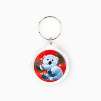 Подарочный набор новогодний,  блокнот и брелок пластик &laquo;Новогодняя сказка&raquo;