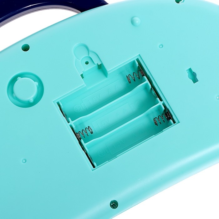 Пианино &laquo;Весёлые зверята&raquo;, звук, цвет голубой