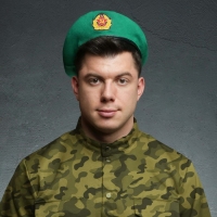 Берет пограничника &laquo;На страже Родины&raquo;, герб