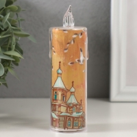 Ночник "Свеча" (Верба) 3хLR1130 3,8х3,8х12см Ночник "Свеча" (Верба) 3хLR1130 3,8х3,8х12см